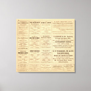 Öl-Anzeigen Leinwanddruck