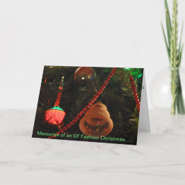 Ol' Fashion Weihnachtsfeiertage Erinnerungen Feiertagskarte