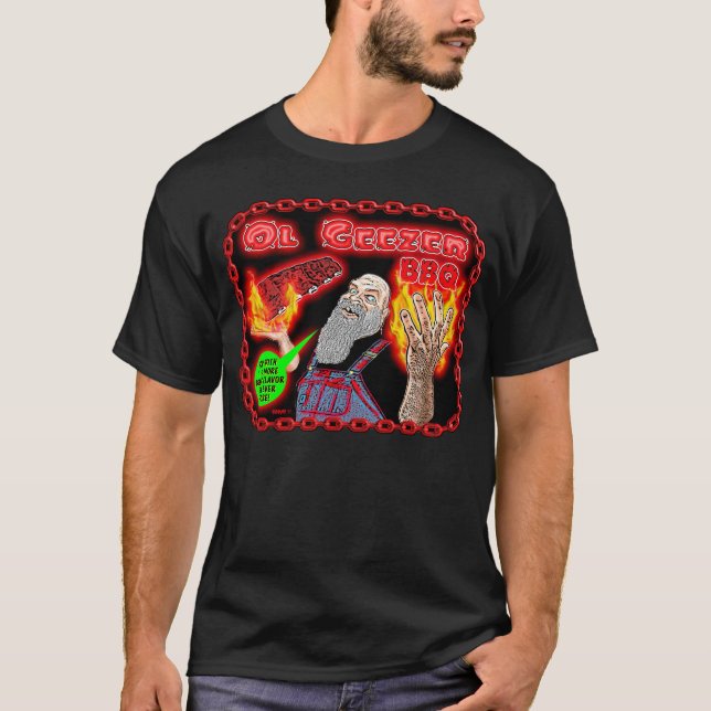 Ol Geezer GRILLEN T-Shirt (Vorderseite)