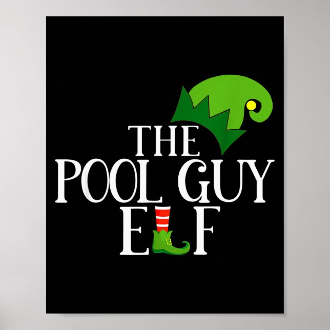 Ol Guy Elf Matching Family Group Christmas Party P Poster (Vorne)