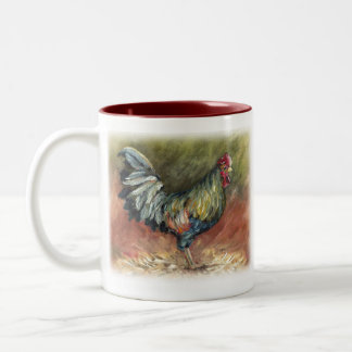 Öl-Hahn-Tasse Zweifarbige Tasse