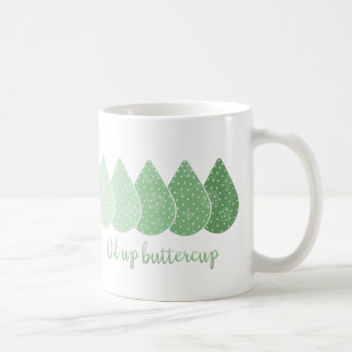Öl herauf Butterblume-Tasse (Grün) Kaffeetasse