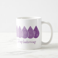 Öl herauf die Butterblume-Tasse (lila)