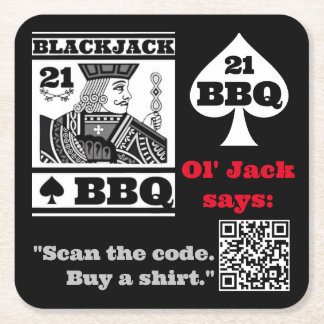 Ol' Jack Merch Square Paper Untersetzer