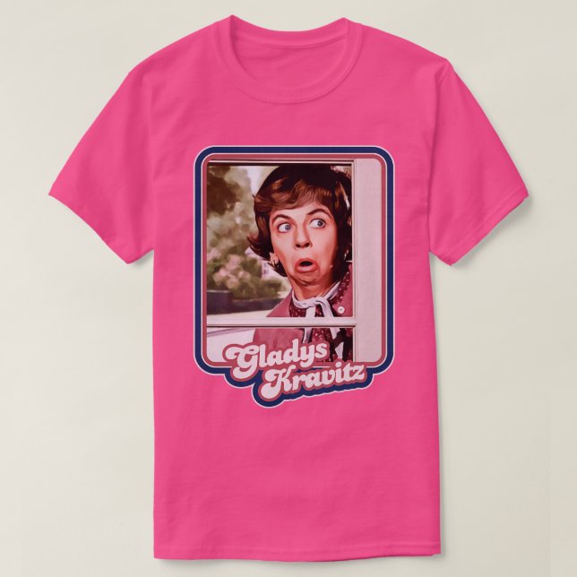 Ol Nosy Frau Gladys Kravitz T-Shirt (Design vorne)