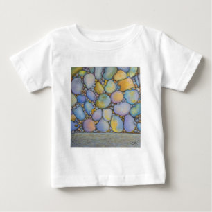 Öl Pastell River Rock und Kies Baby T-shirt