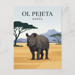 Ol Pejeta Conservancy Kenia Postkarte