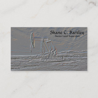 Öl-Pumpanlage-Visitenkarte Visitenkarte