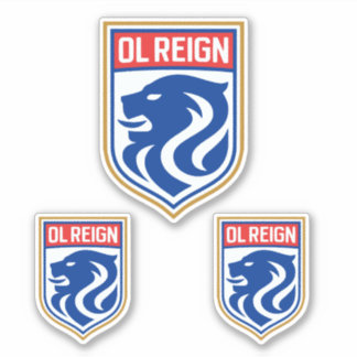 OL REIGN-NWSL-TEAM-LOGO - USWNT AUFKLEBER