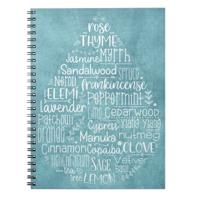 Öl-Tropfen-Notizbuch Notizblock (Vorderseite)