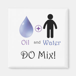 Öl und Wasser-Mix Magnet