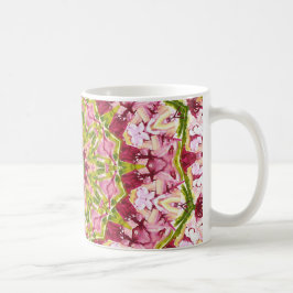 Ola Boos grünes und rosa Kaleideskop Tasse