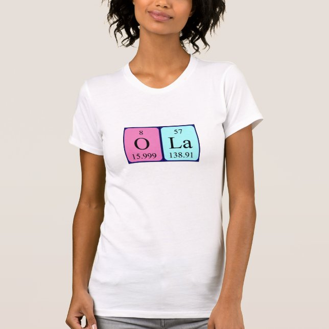 Ola Periodenname Shirt (Vorderseite)