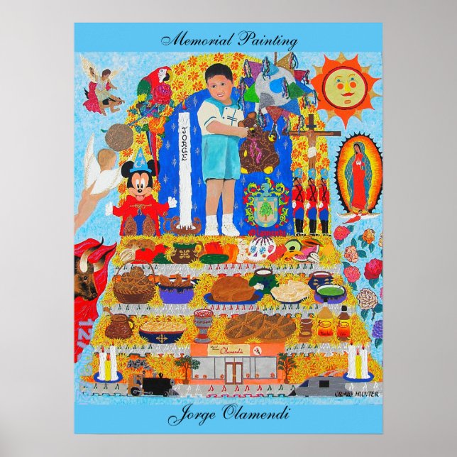 OLAMENDIES Memorial Malerei Collectors Edition P Poster (Vorne)
