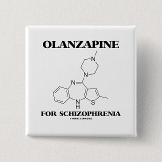 Olanzapine für Schizophrenie (chemisches Molekül) Button