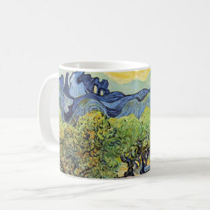 Ölbäume mit Alpilles von Vincent van Gogh Kaffeetasse