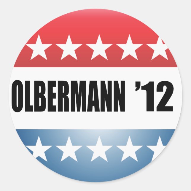 OLBERMANN RUNDER AUFKLEBER (Vorderseite)