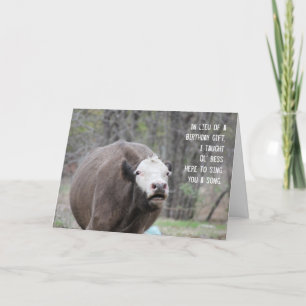 Ol'Bess Geburtstagskarte Karte