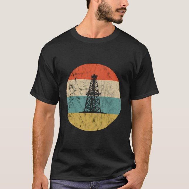 Ölbohrer für Ölbohrinseln T-Shirt (Vorderseite)