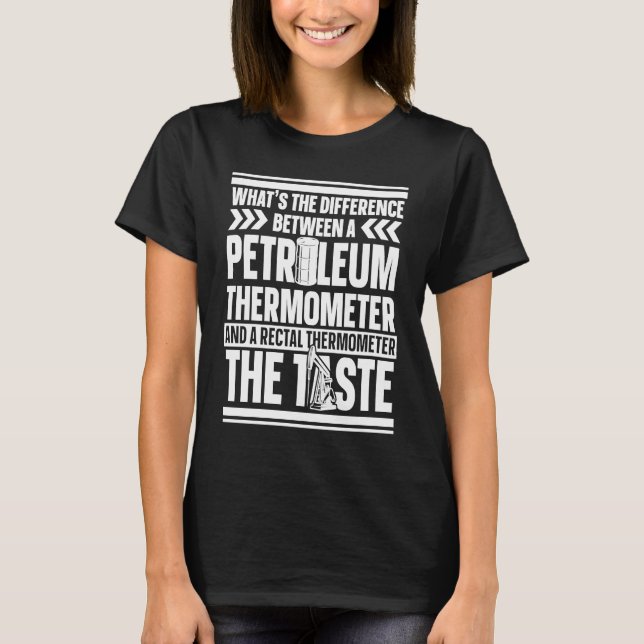 Ölbohrer Ölfracker Fracker Fracking Ölfeld T-Shirt (Vorderseite)