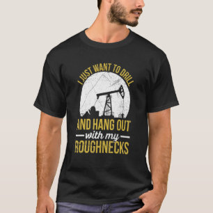 Ölbohrpipeline für eine Ölbohrinsel T-Shirt
