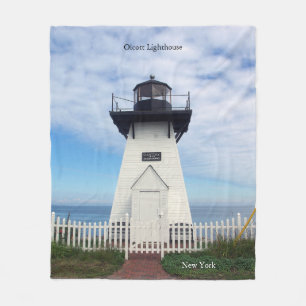 Olcott Lighthouse Fleecedecke
