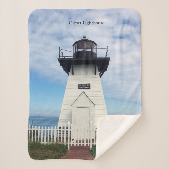 Olcott Lighthouse Sherpa Decke Sherpadecke (Vorderseite)
