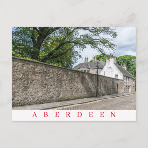 Old Aberdeen Street View Postkarte