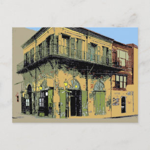 Old Absinthe House Brass Band, French Quarter, New Postkarte