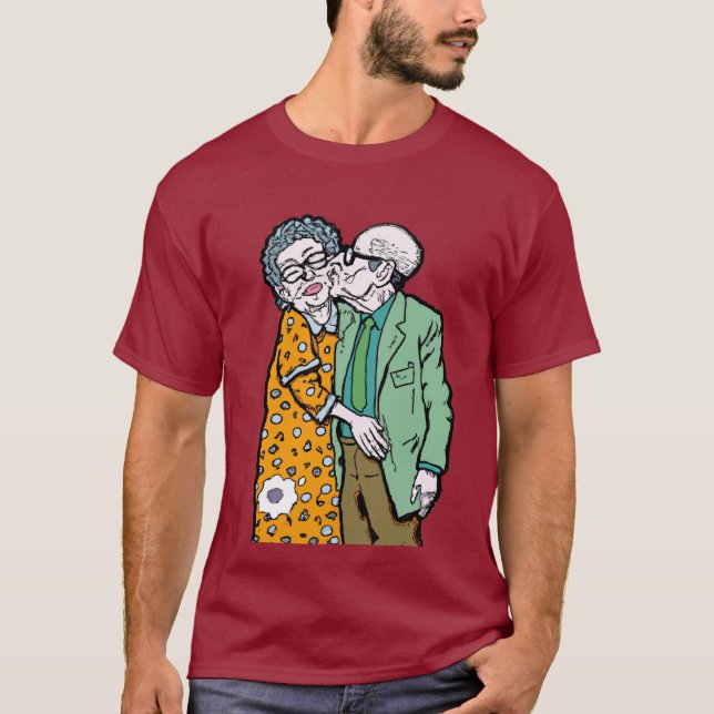 Old Age Happiness T-Shirt (Vorderseite)