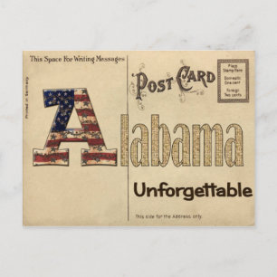Old Alabama Postcard Postkarte