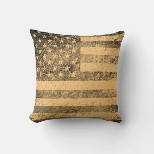 Old American Flag Grunge 2 Kissen