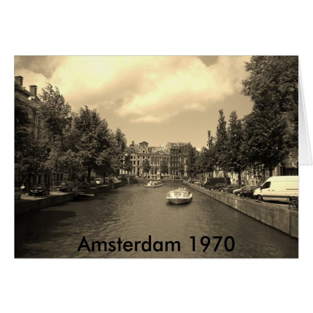 Old Amsterdam Photocard (Vorderseite (Horizontal))