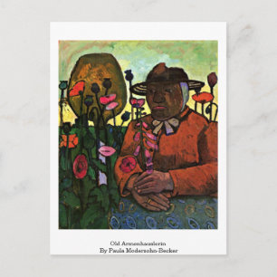 Old Armenhauslerin by Paula Modersohn-Becker Postkarte