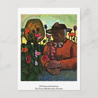 Old Armenhauslerin by Paula Modersohn-Becker Postkarte