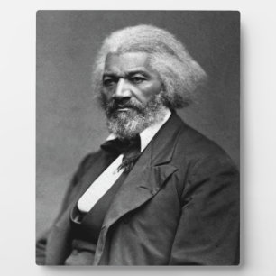 Old Bailey Douglass African American Hero Fotoplatte
