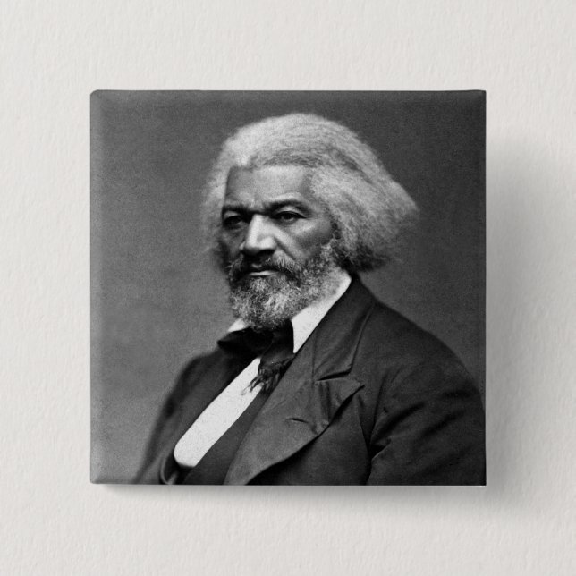 Old Bailey Douglass Afroamerikanischer Held Button (Vorderseite)