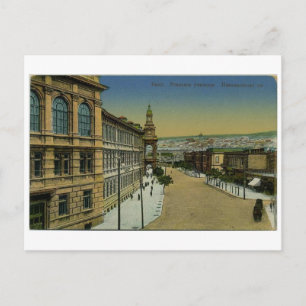 Old Baku - realnoye uchilishe - Narxoz Postkarte