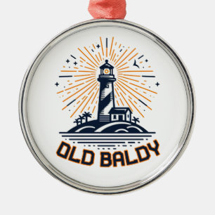 Old Baldy Leuchtturm Sonnenaufgang Ornament Aus Metall