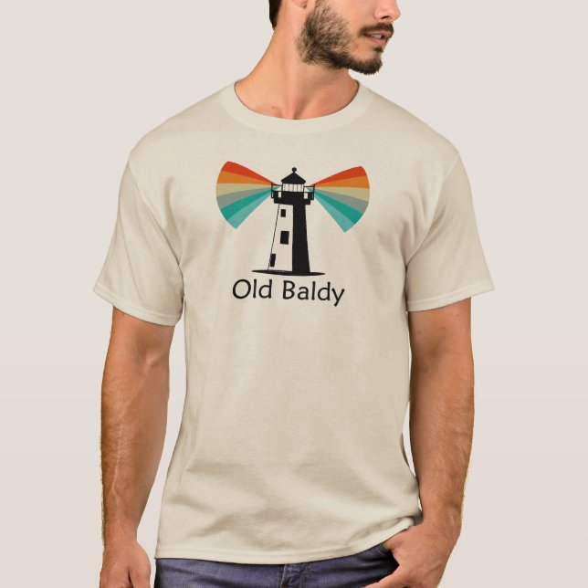 Old Baldy Lighthouse Rainbow T-Shirt (Vorderseite)