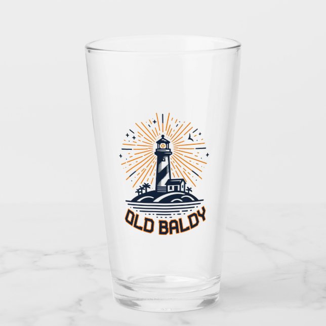 Old Baldy Lighthouse Sunrise Glas (Vorderseite)