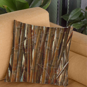 Old Bamboo Throw Kissen