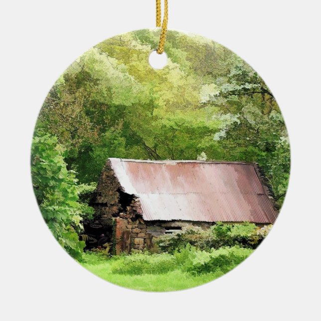 OLD BARN KERAMIKORNAMENT (Vorne)