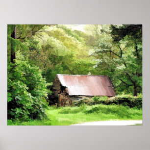 OLD BARN POSTER