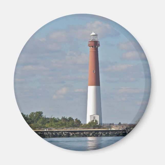 "Old Barney" Barnegat Lighthouse LBI NJ Magnet (Vorne)