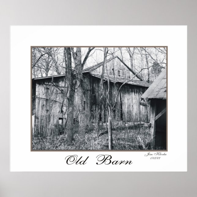 Old Barry Print #5 Poster (Vorne)