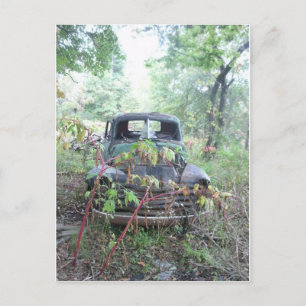 Old Beat Up LKW Postkarte