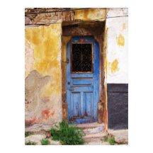 Old Blue Door Mykonos Griechenland