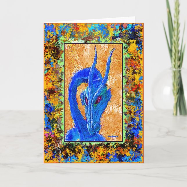 Old Blue Note Card Karte (Vorderseite)