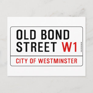 Old Bond Street Postkarte